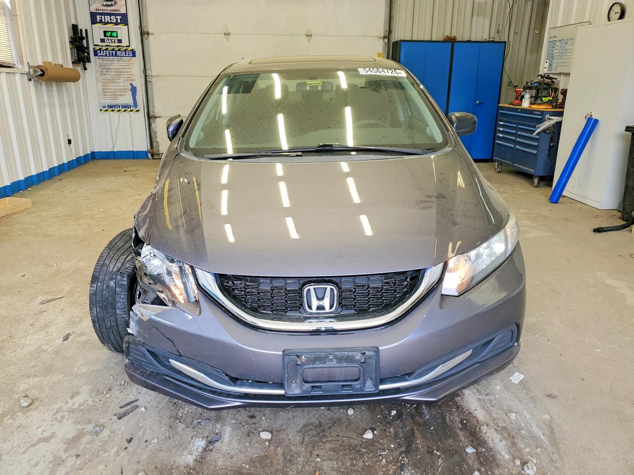 2014 Honda Civic Ex Silver vin: 19XFB2F88EE086069