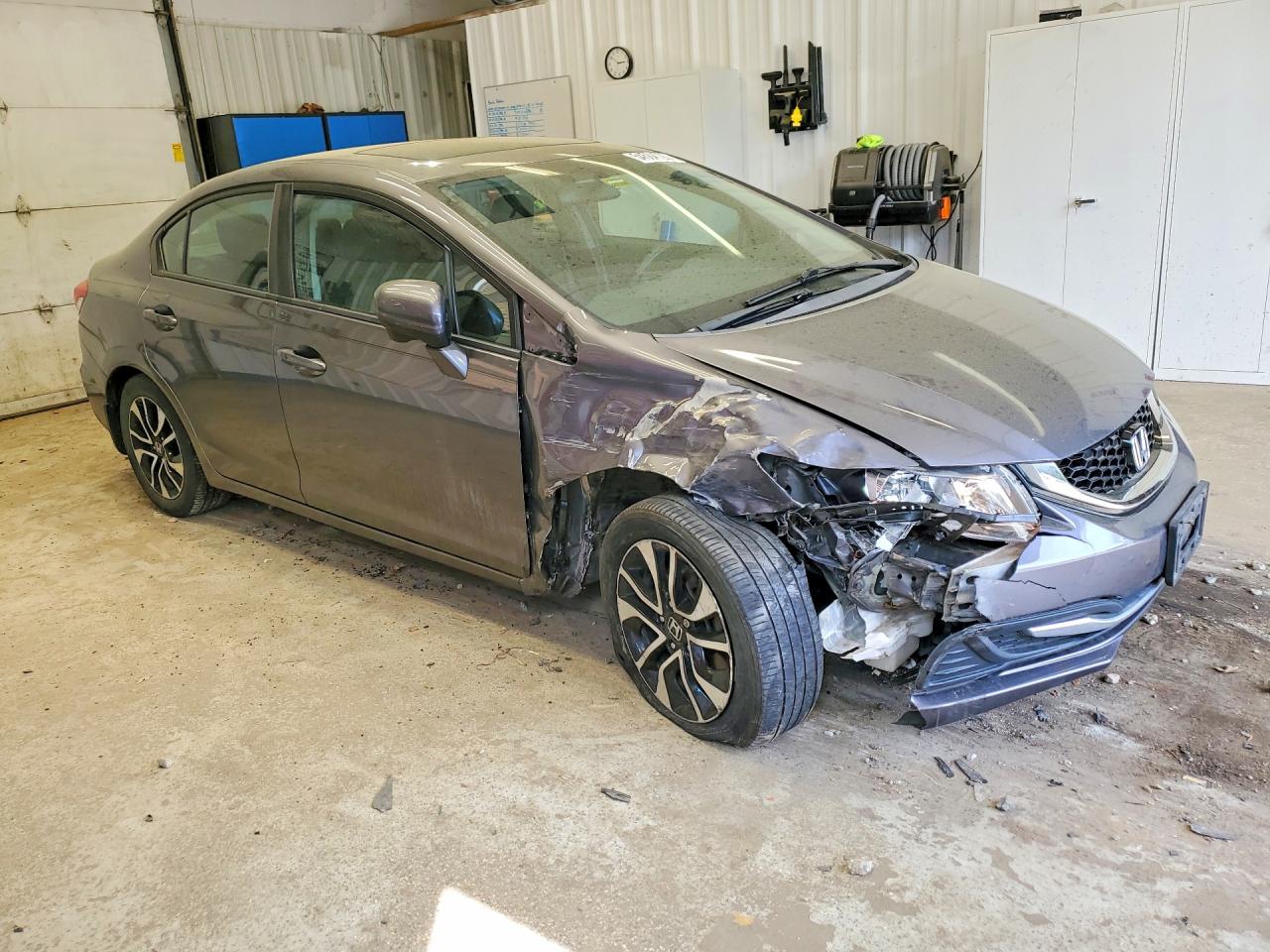 2014 Honda Civic Ex Silver vin: 19XFB2F88EE086069