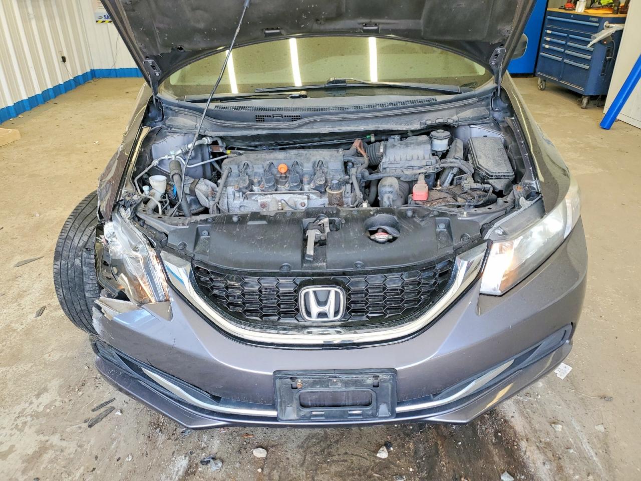 2014 Honda Civic Ex Silver vin: 19XFB2F88EE086069