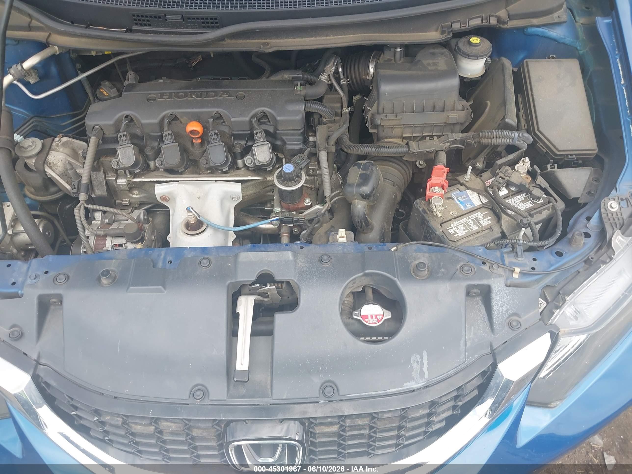 2014 Honda Civic Ex Blue vin: 19XFB2F88EE086525