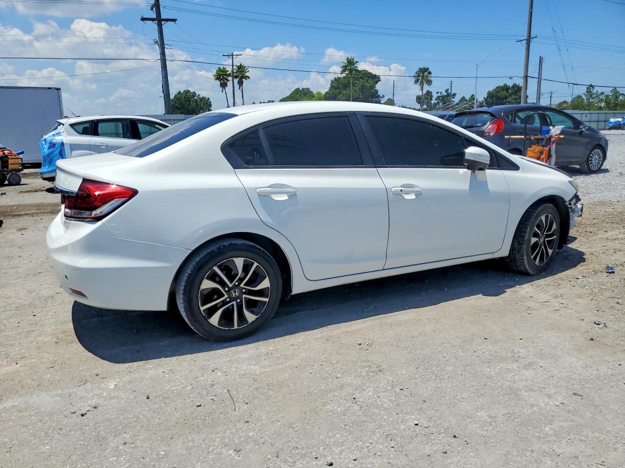 2014 Honda Civic Ex White vin: 19XFB2F88EE212804