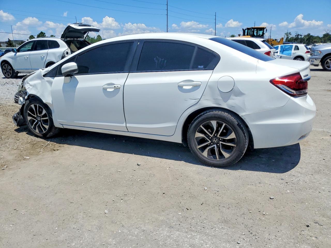 2014 Honda Civic Ex White vin: 19XFB2F88EE212804