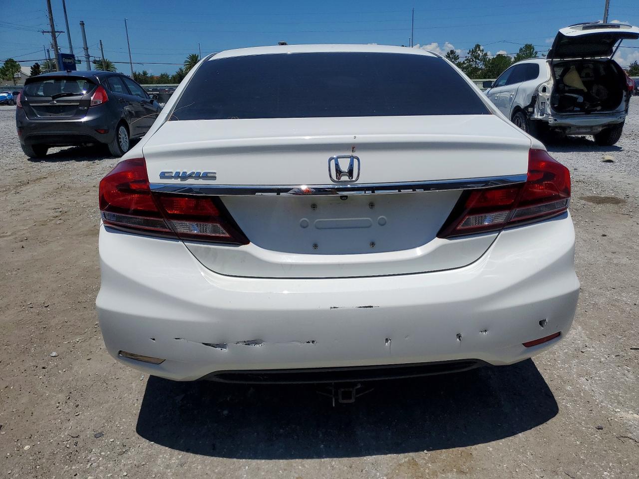2014 Honda Civic Ex White vin: 19XFB2F88EE212804