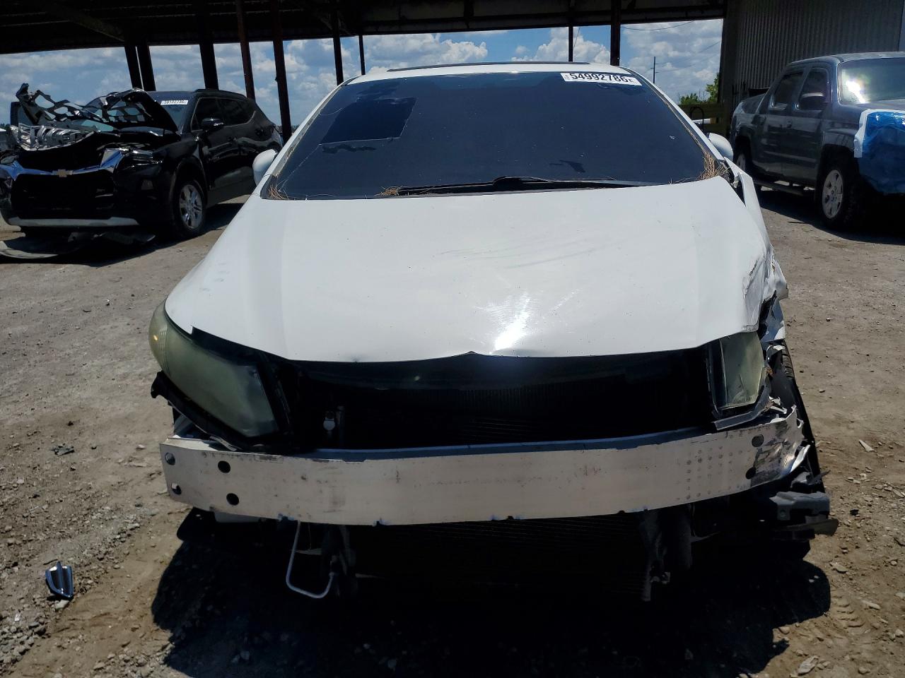 2014 Honda Civic Ex White vin: 19XFB2F88EE212804
