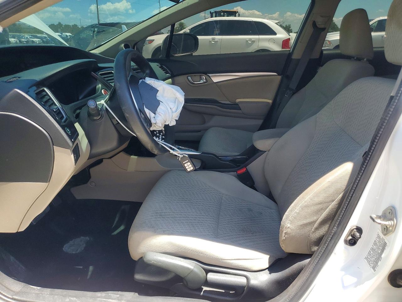 2014 Honda Civic Ex White vin: 19XFB2F88EE212804