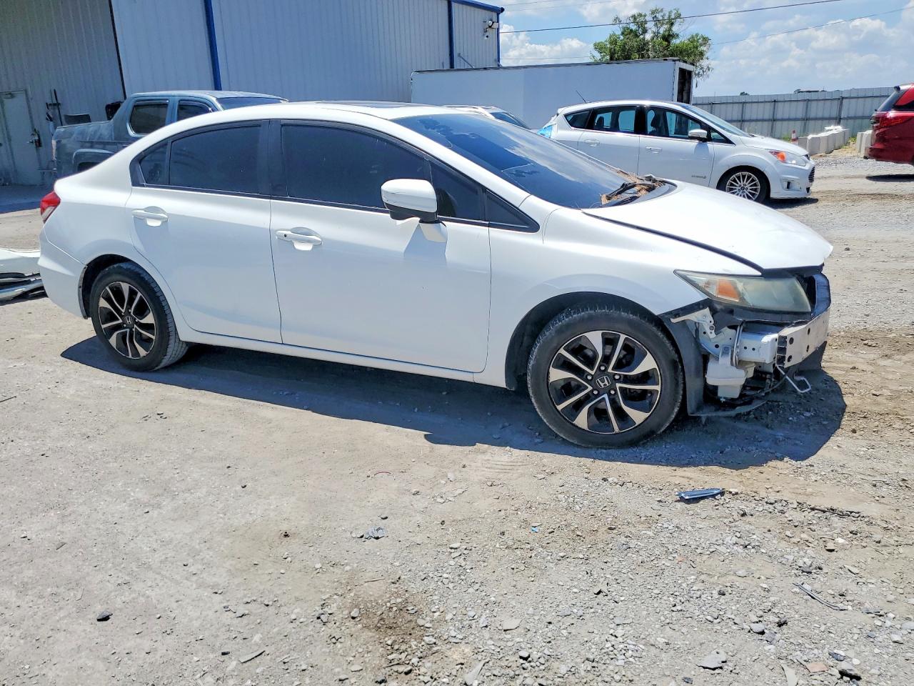 2014 Honda Civic Ex White vin: 19XFB2F88EE212804