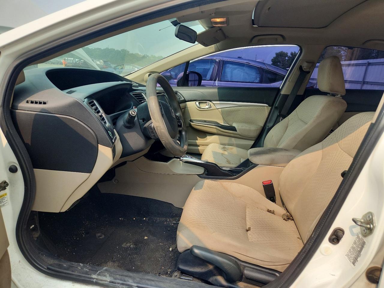 2014 Honda Civic Ex Белый vin: 19XFB2F88EE227349