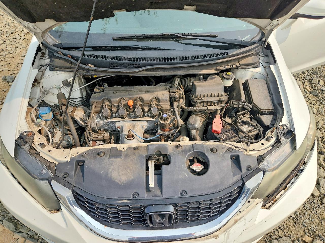 2014 Honda Civic Ex Белый vin: 19XFB2F88EE227349