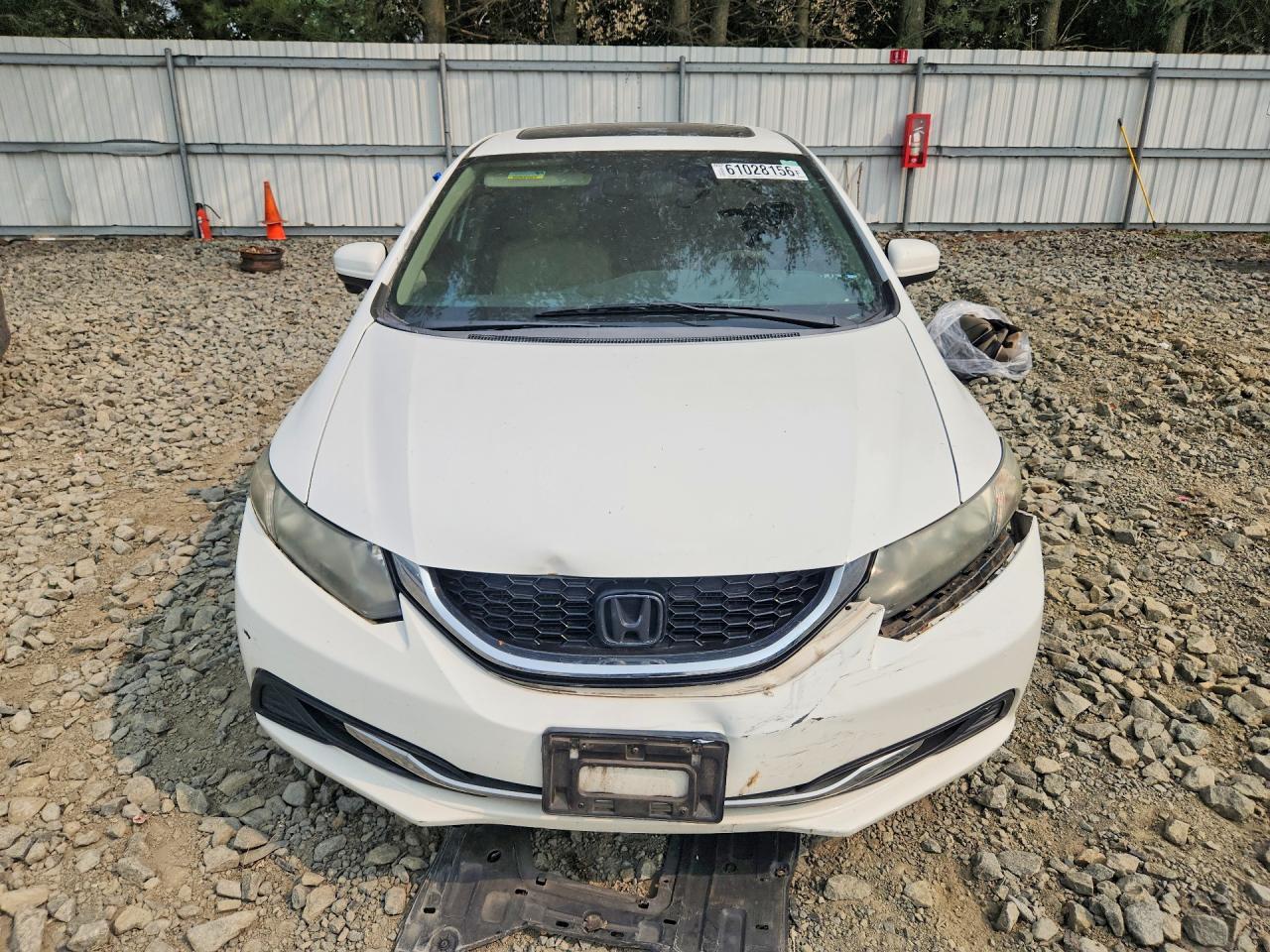 2014 Honda Civic Ex Белый vin: 19XFB2F88EE227349