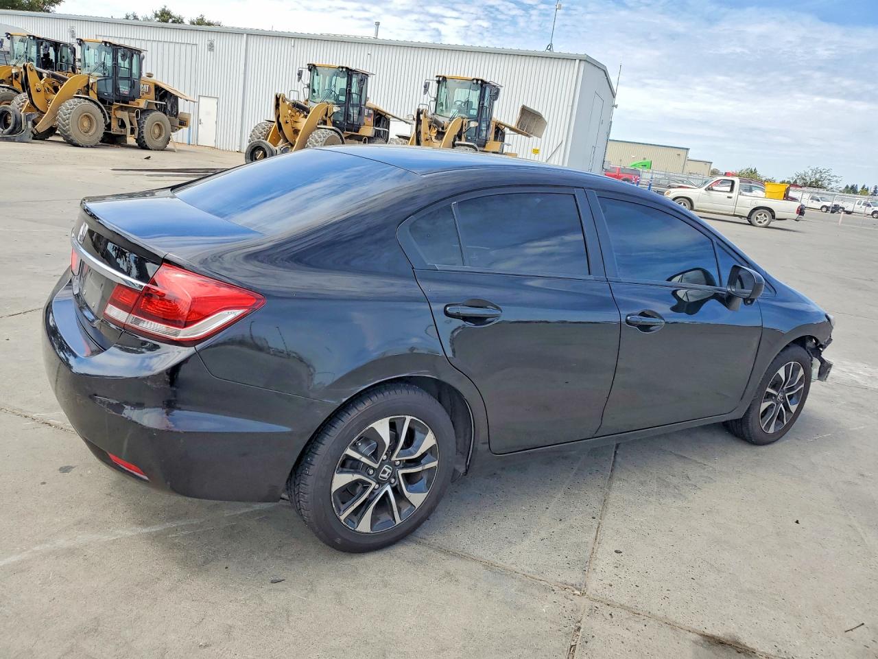 2014 Honda Civic Ex Black vin: 19XFB2F88EE247388