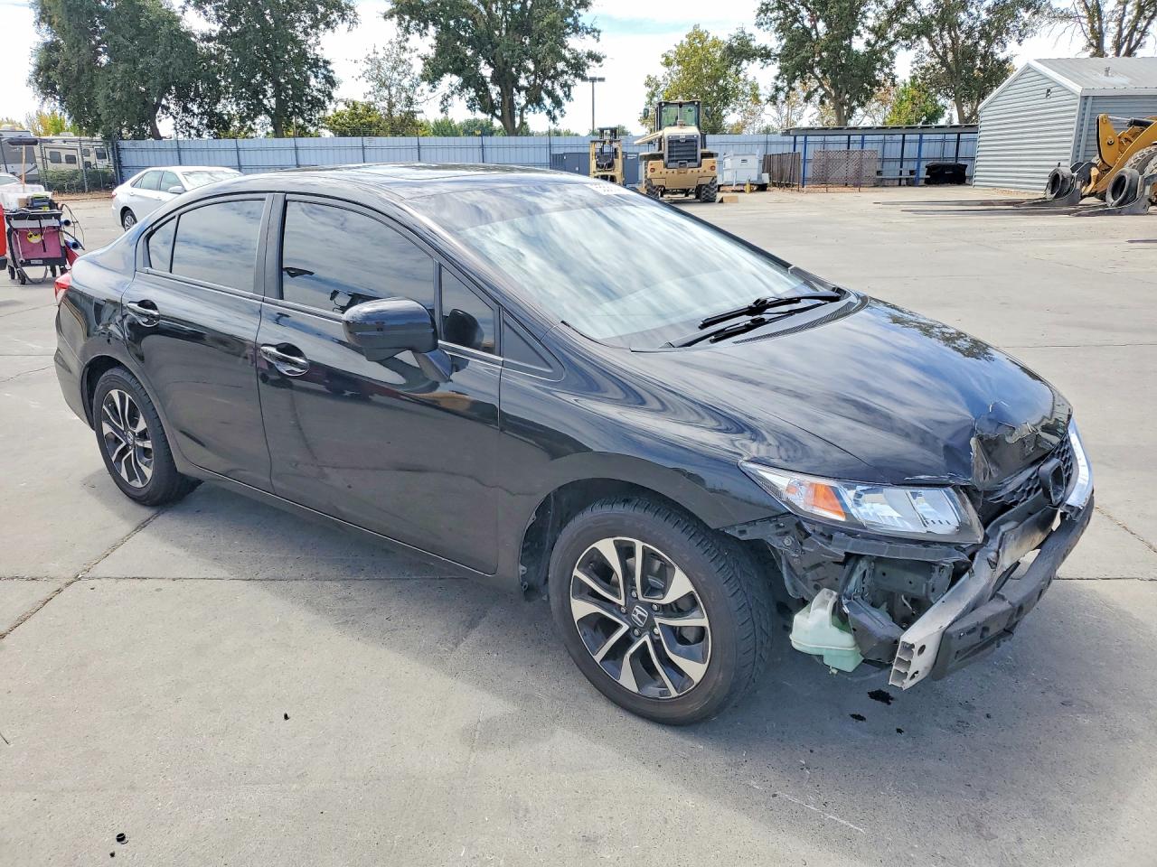 2014 Honda Civic Ex Black vin: 19XFB2F88EE247388