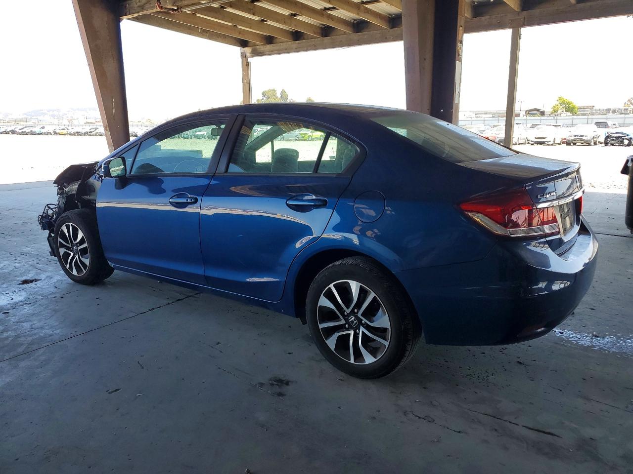 2014 Honda Civic Ex Blue vin: 19XFB2F88EE254244