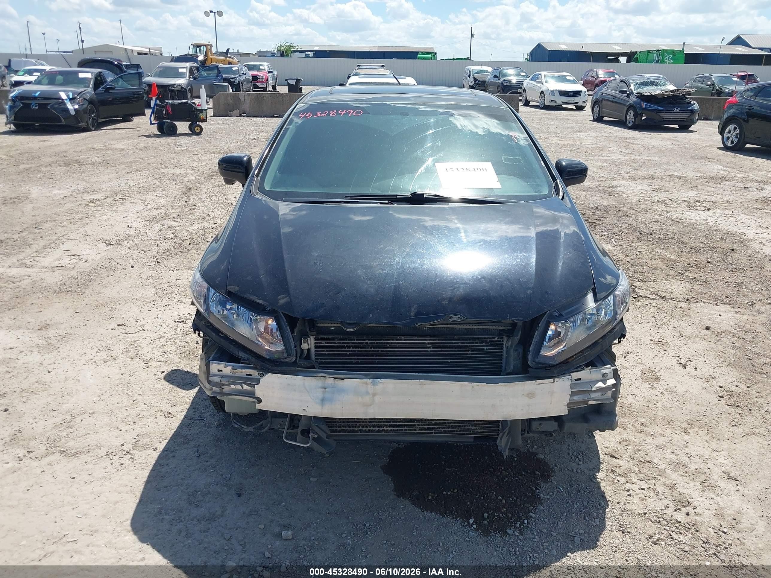 2014 Honda Civic Ex Черный vin: 19XFB2F88EE257449
