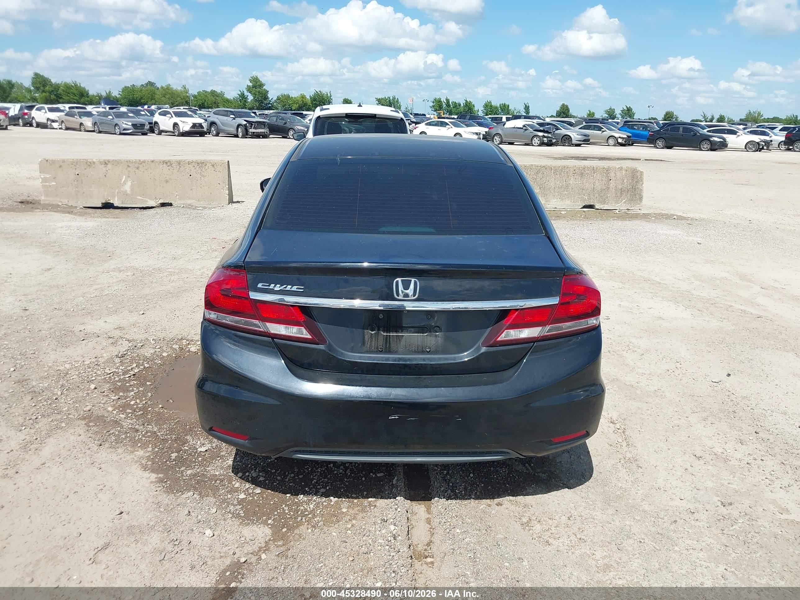 2014 Honda Civic Ex Черный vin: 19XFB2F88EE257449