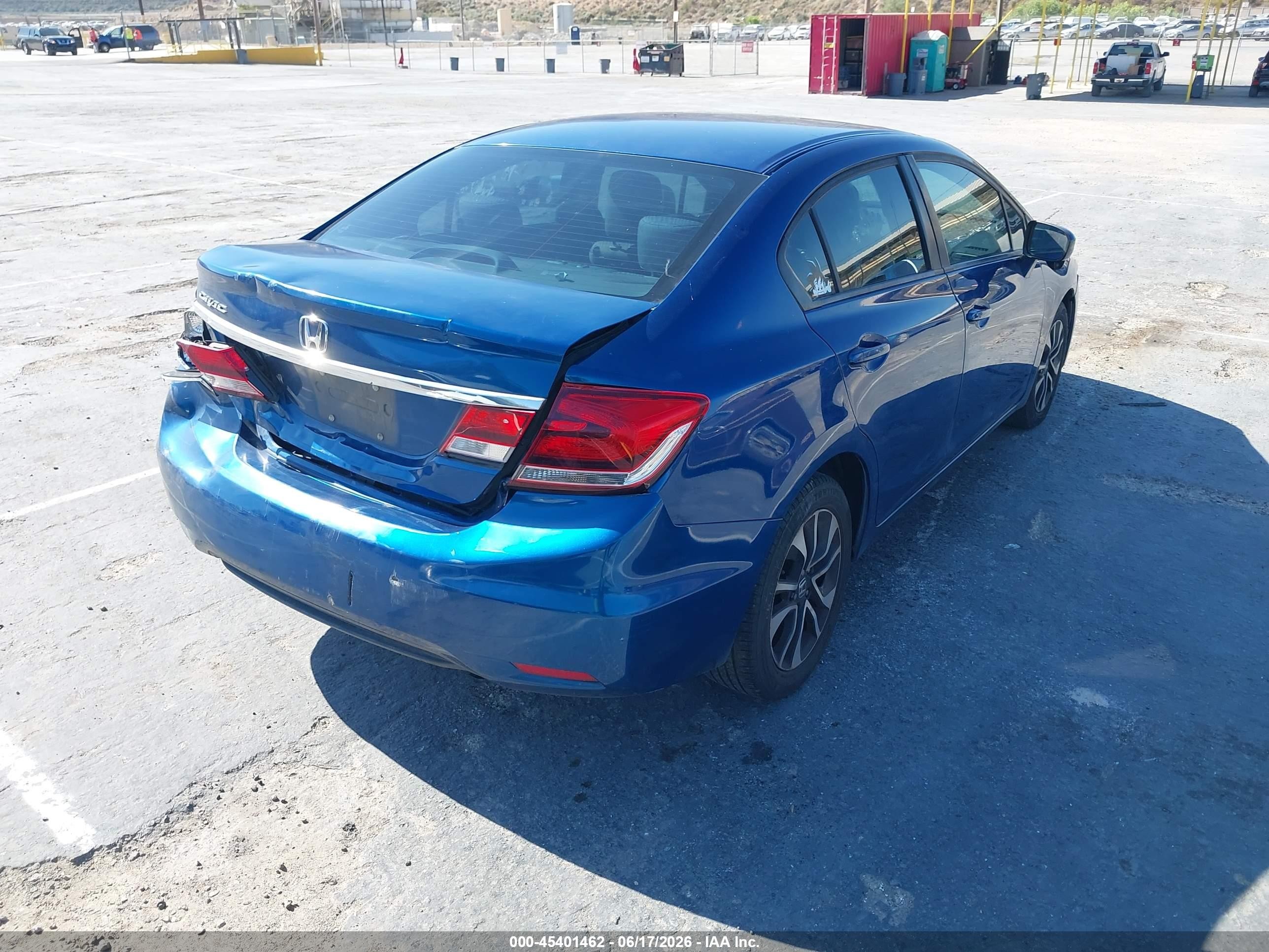 2014 Honda Civic Ex Blue vin: 19XFB2F88EE273473