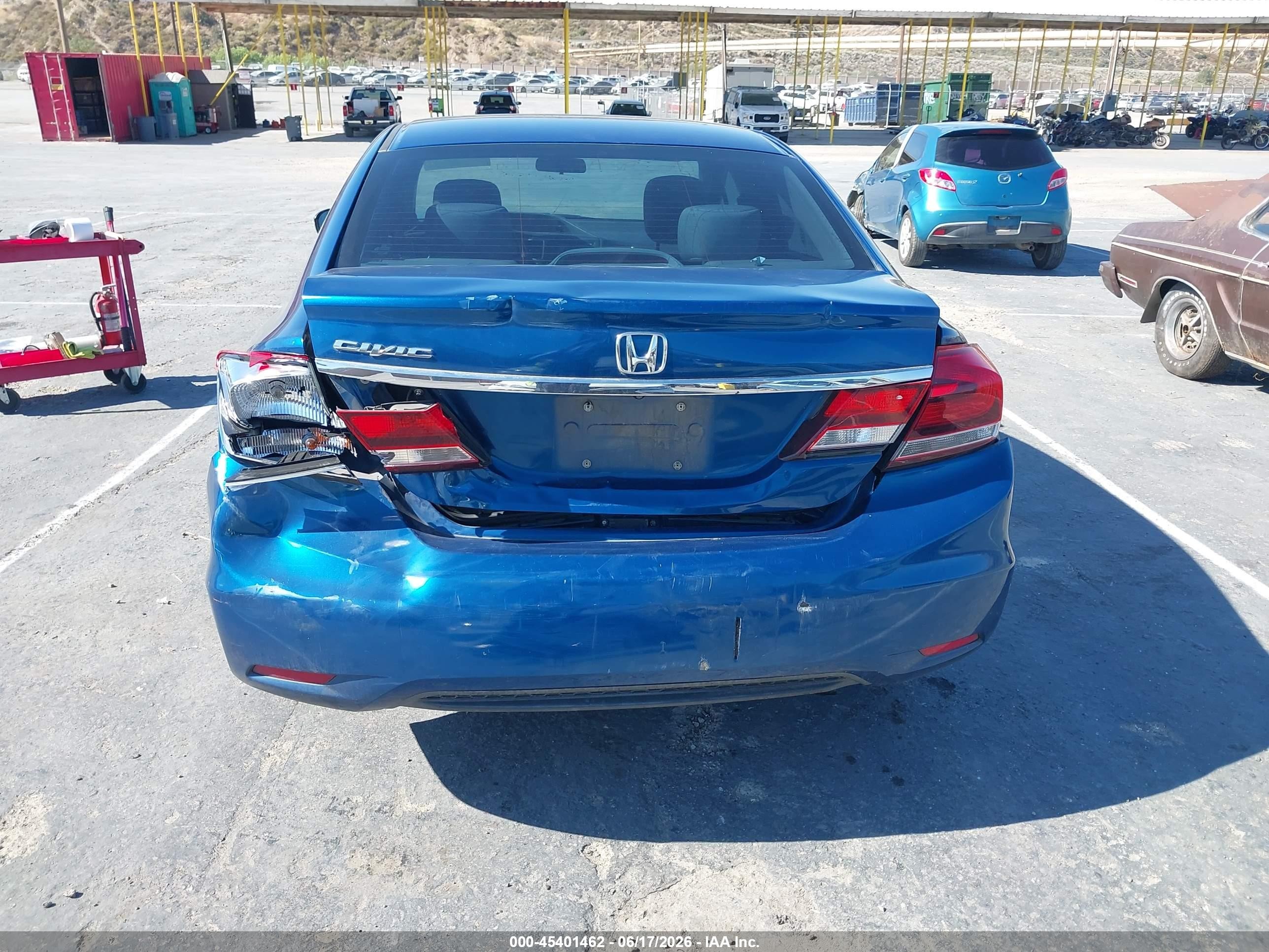 2014 Honda Civic Ex Blue vin: 19XFB2F88EE273473