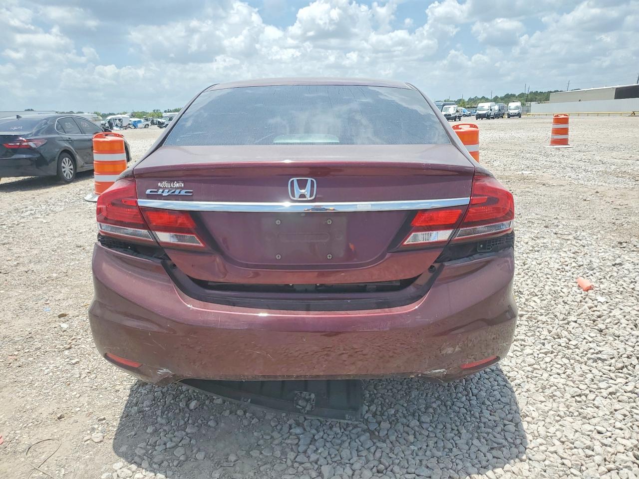 2015 Honda Civic Ex Red vin: 19XFB2F88FE001748