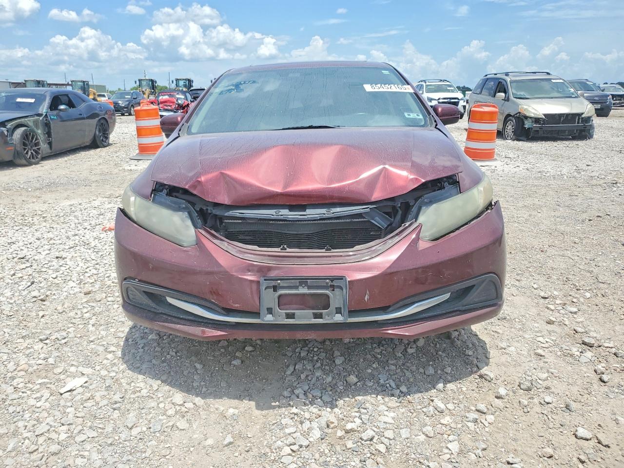 2015 Honda Civic Ex Red vin: 19XFB2F88FE001748