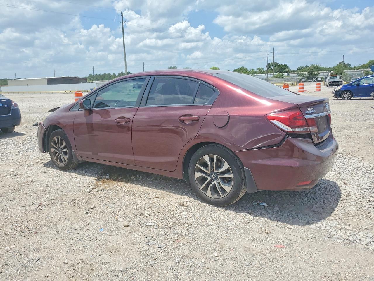 2015 Honda Civic Ex Red vin: 19XFB2F88FE001748