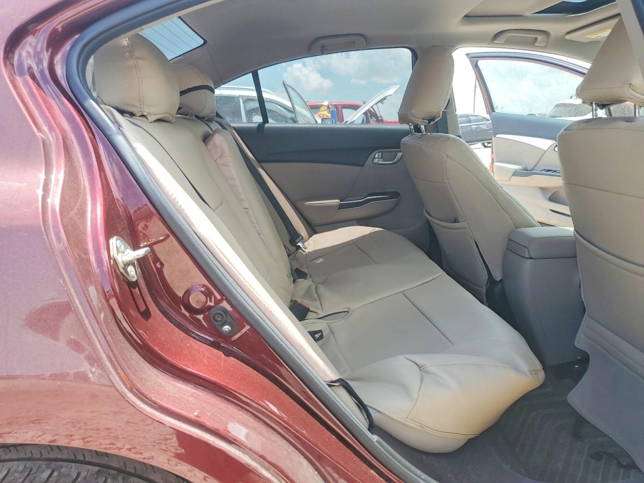 2015 Honda Civic Ex Red vin: 19XFB2F88FE001748