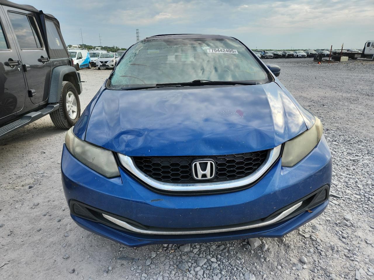 2015 Honda Civic Ex Blue vin: 19XFB2F88FE009610