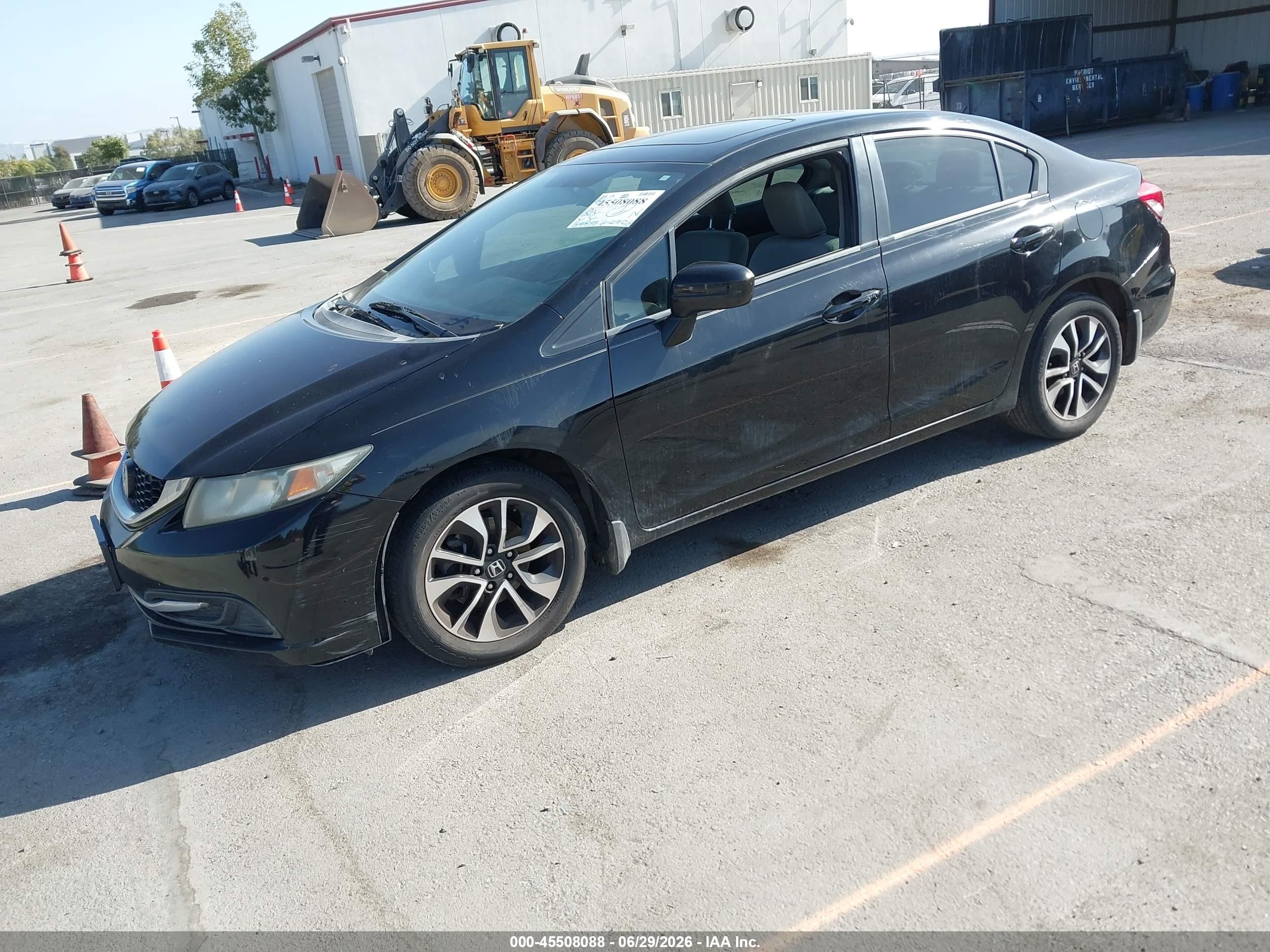 2015 Honda Civic Ex Black vin: 19XFB2F88FE028982