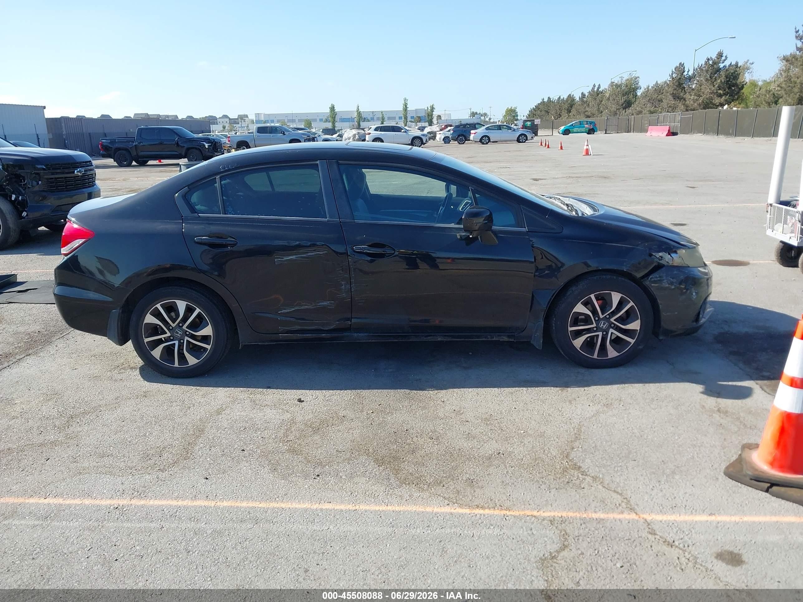 2015 Honda Civic Ex Black vin: 19XFB2F88FE028982