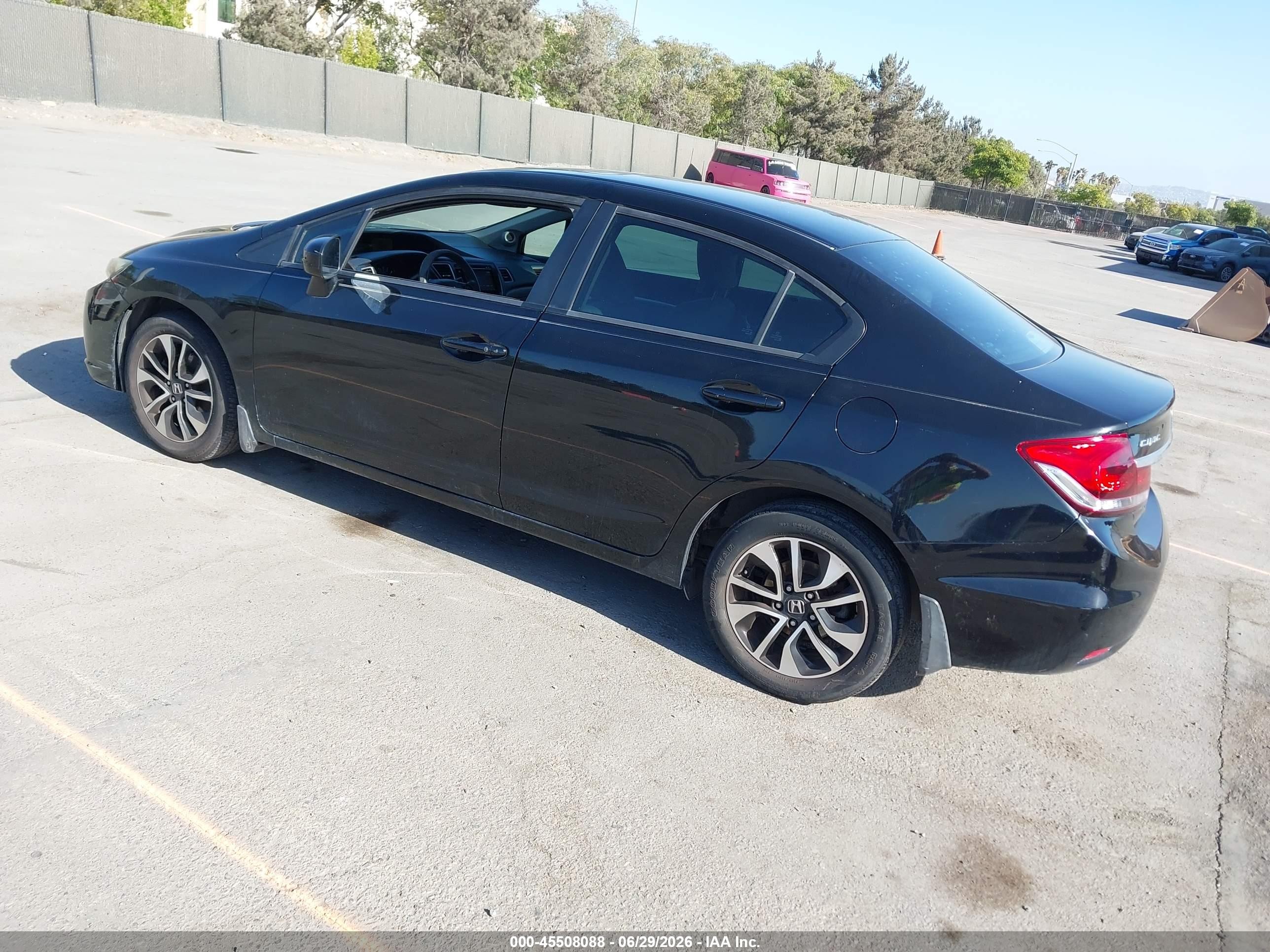 2015 Honda Civic Ex Black vin: 19XFB2F88FE028982