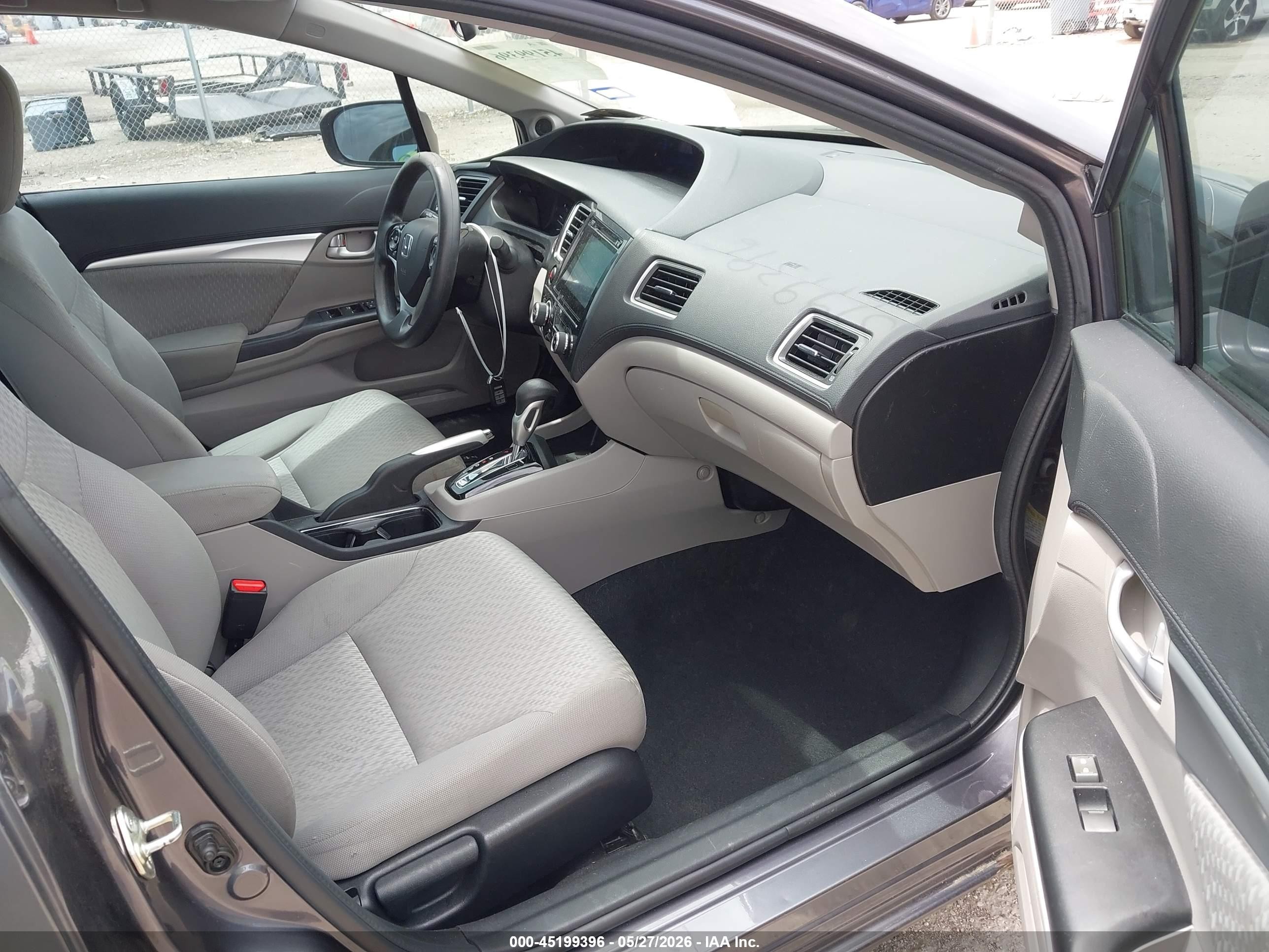 2015 Honda Civic Ex Gray vin: 19XFB2F88FE037584