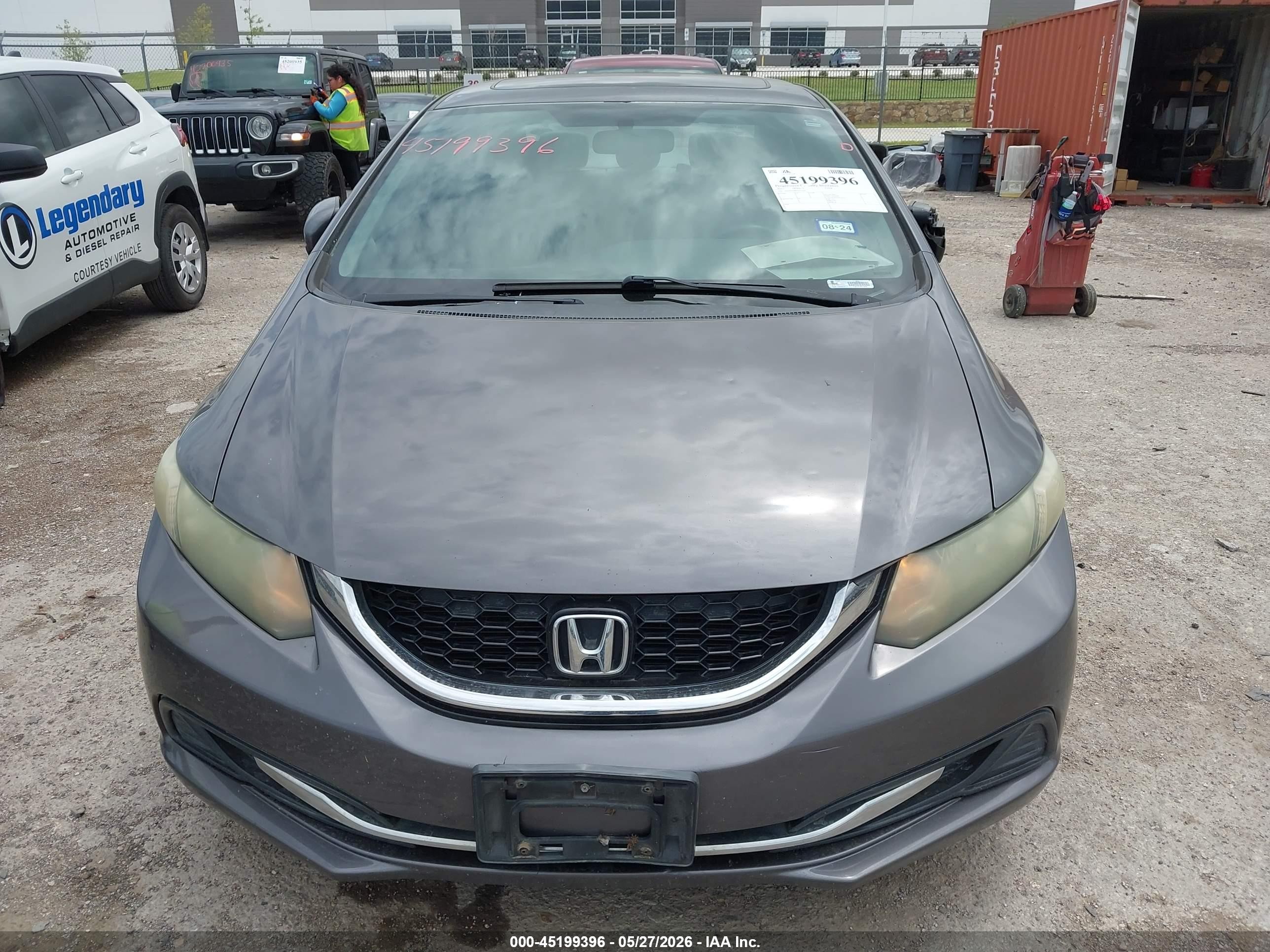 2015 Honda Civic Ex Gray vin: 19XFB2F88FE037584