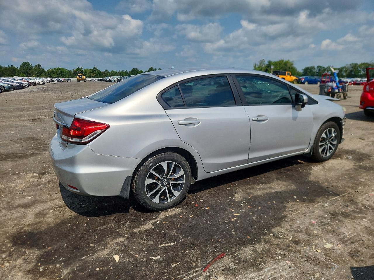 2015 Honda Civic Ex Серебряный vin: 19XFB2F88FE040730