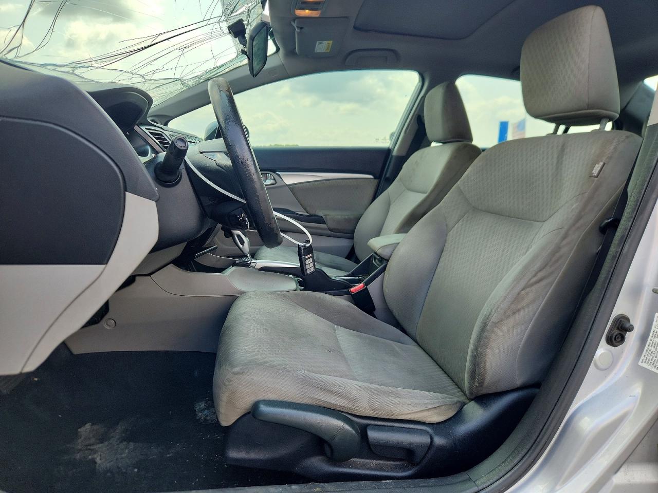 2015 Honda Civic Ex Серебряный vin: 19XFB2F88FE040730