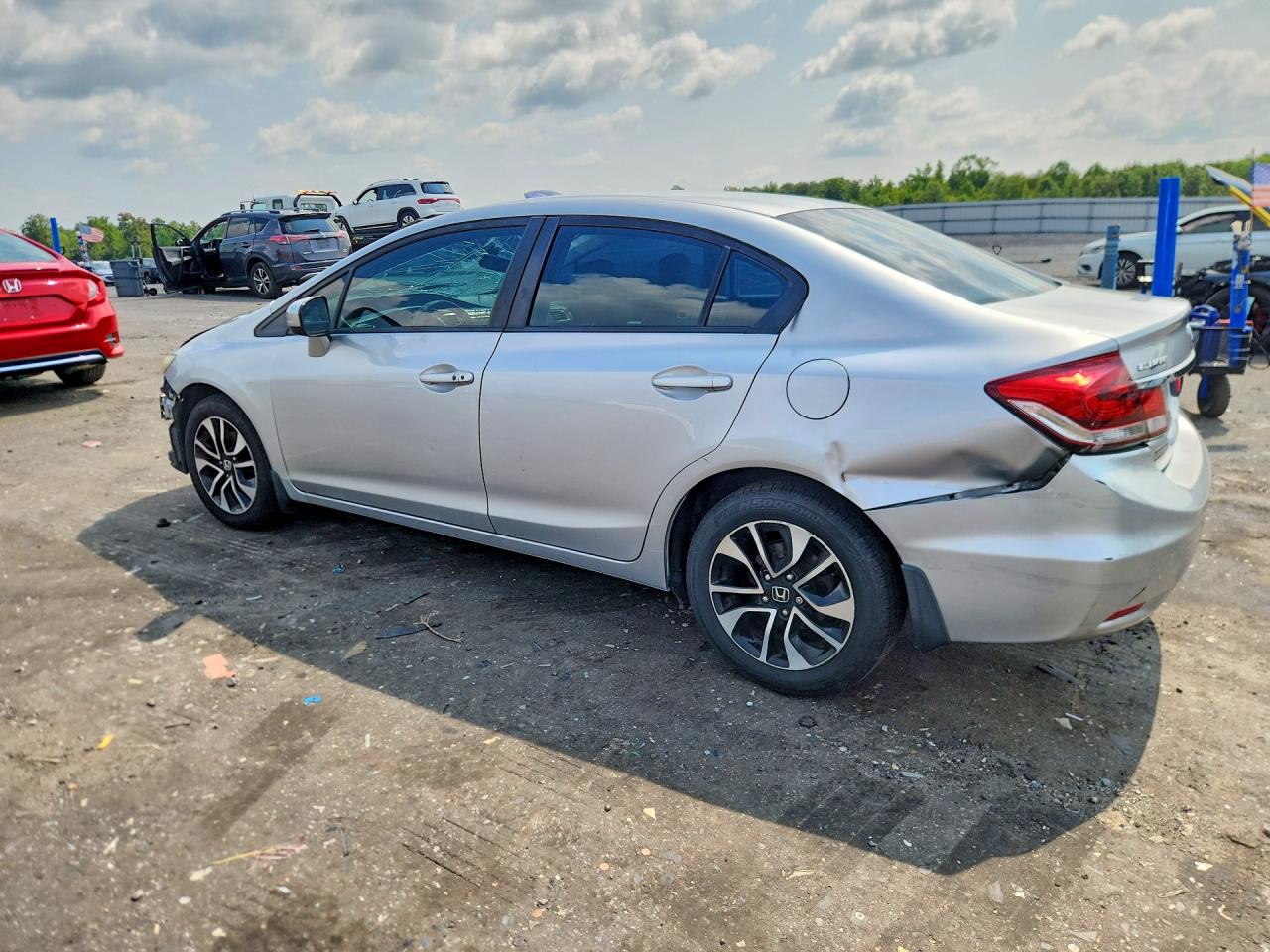 2015 Honda Civic Ex Серебряный vin: 19XFB2F88FE040730