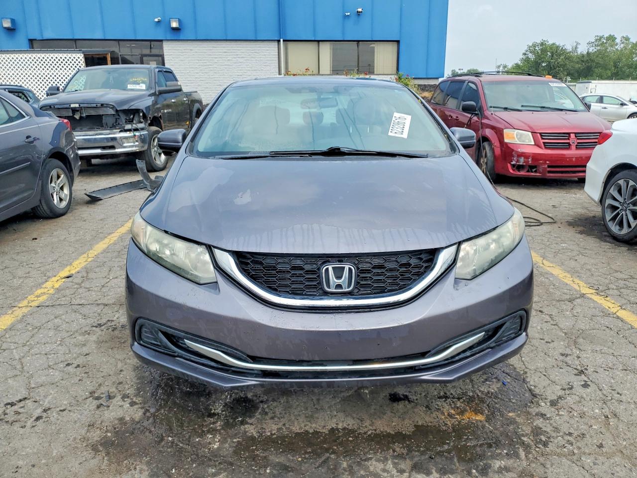 2015 Honda Civic Ex Серый vin: 19XFB2F88FE045099