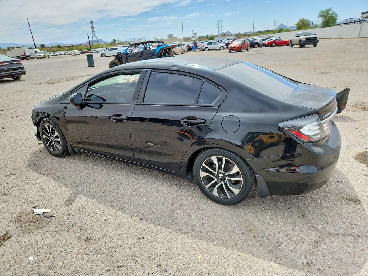 2015 Honda Civic Ex Черный vin: 19XFB2F88FE046561