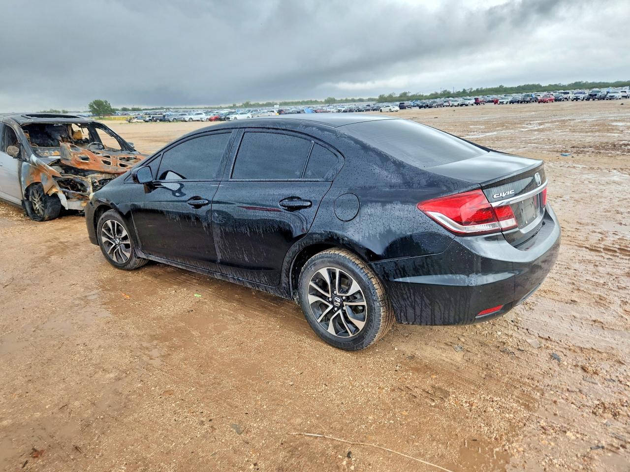2015 Honda Civic Ex Black vin: 19XFB2F88FE059553
