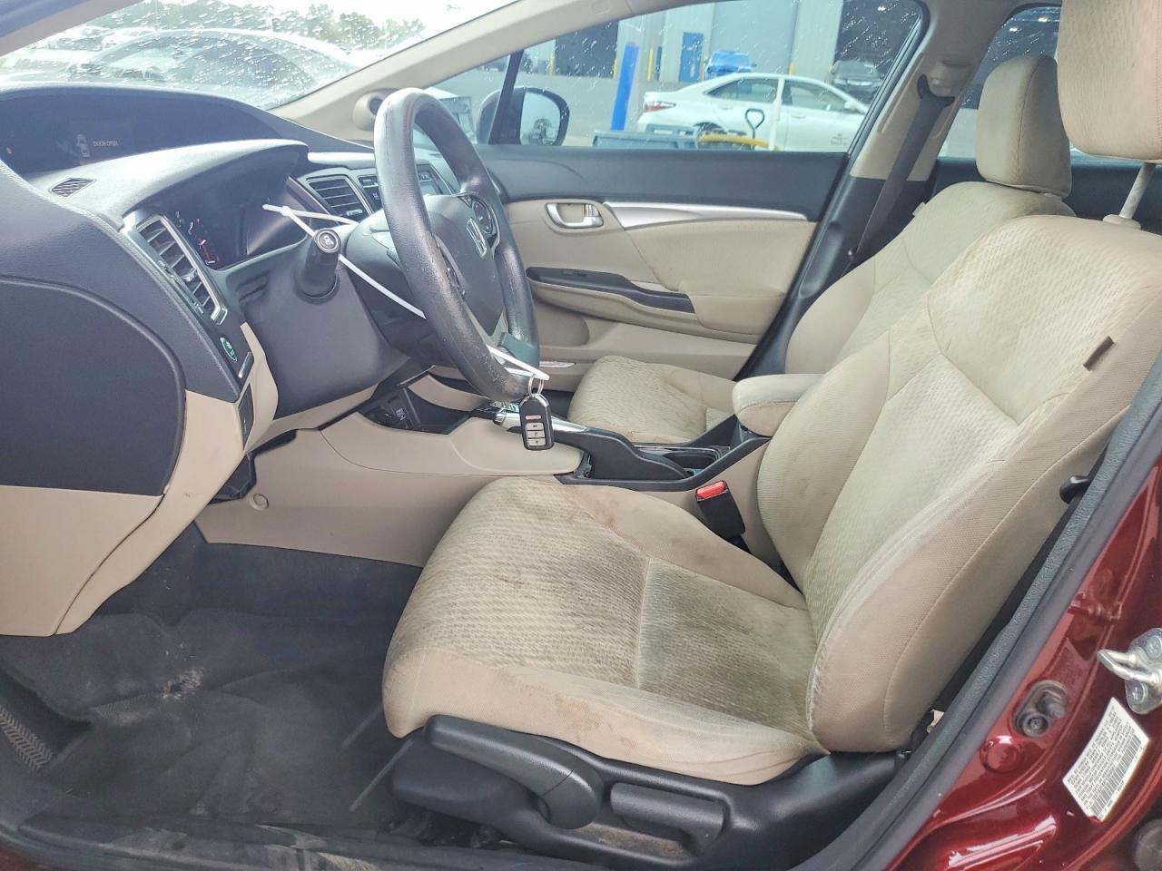 2015 Honda Civic Темно-бордовый vin: 19XFB2F88FE069581