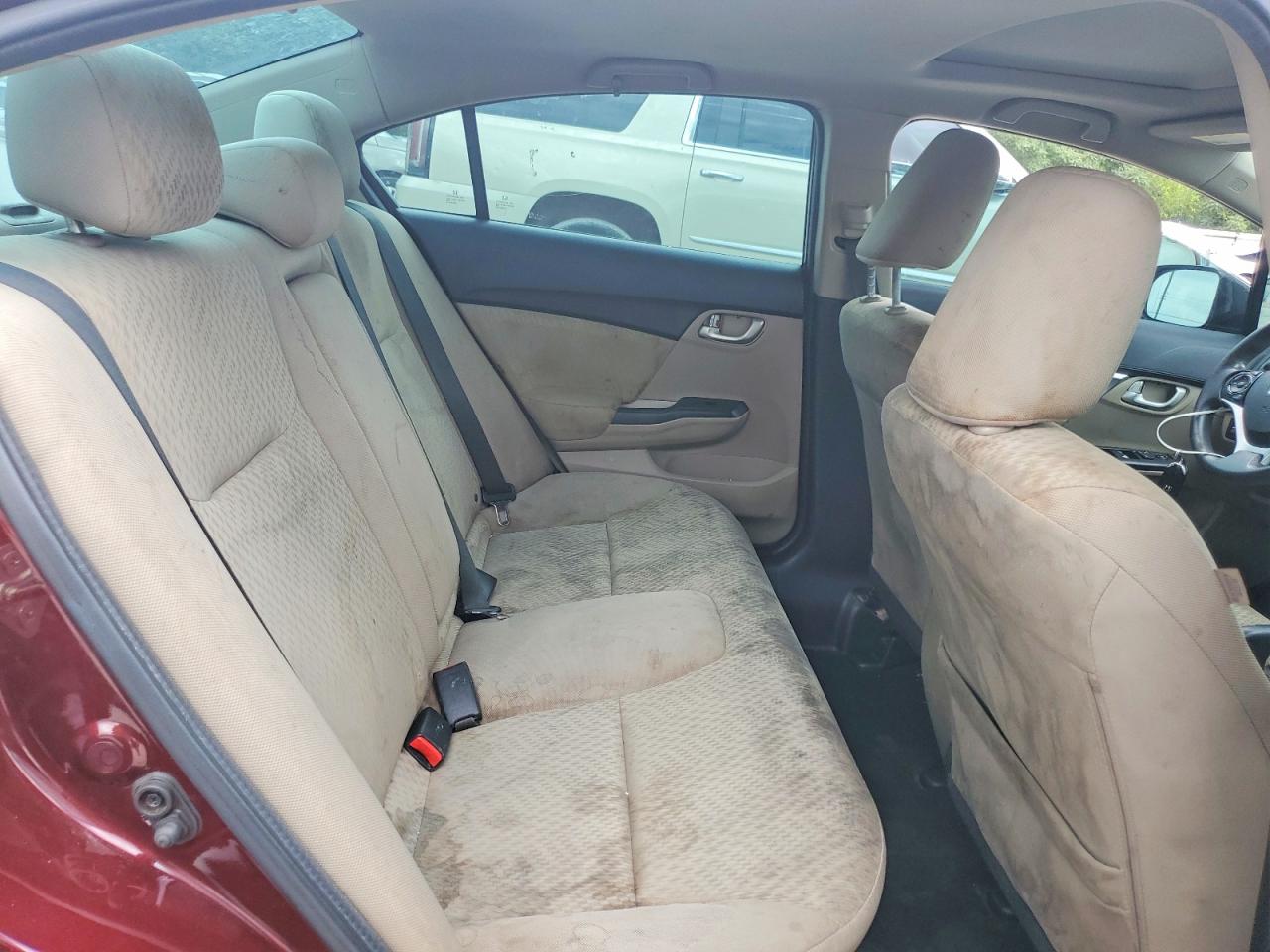 2015 Honda Civic Темно-бордовый vin: 19XFB2F88FE069581