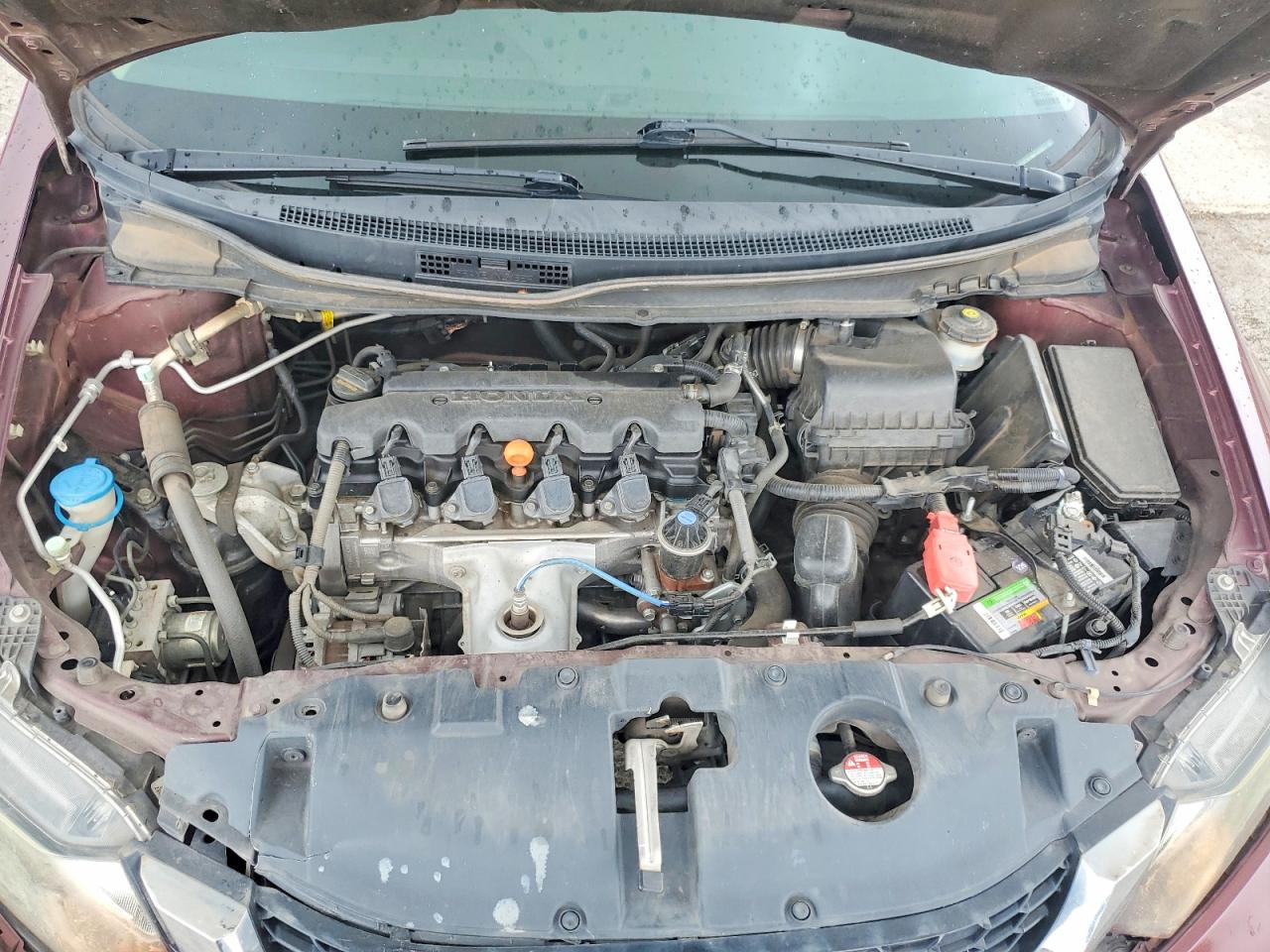 2015 Honda Civic Темно-бордовый vin: 19XFB2F88FE069581