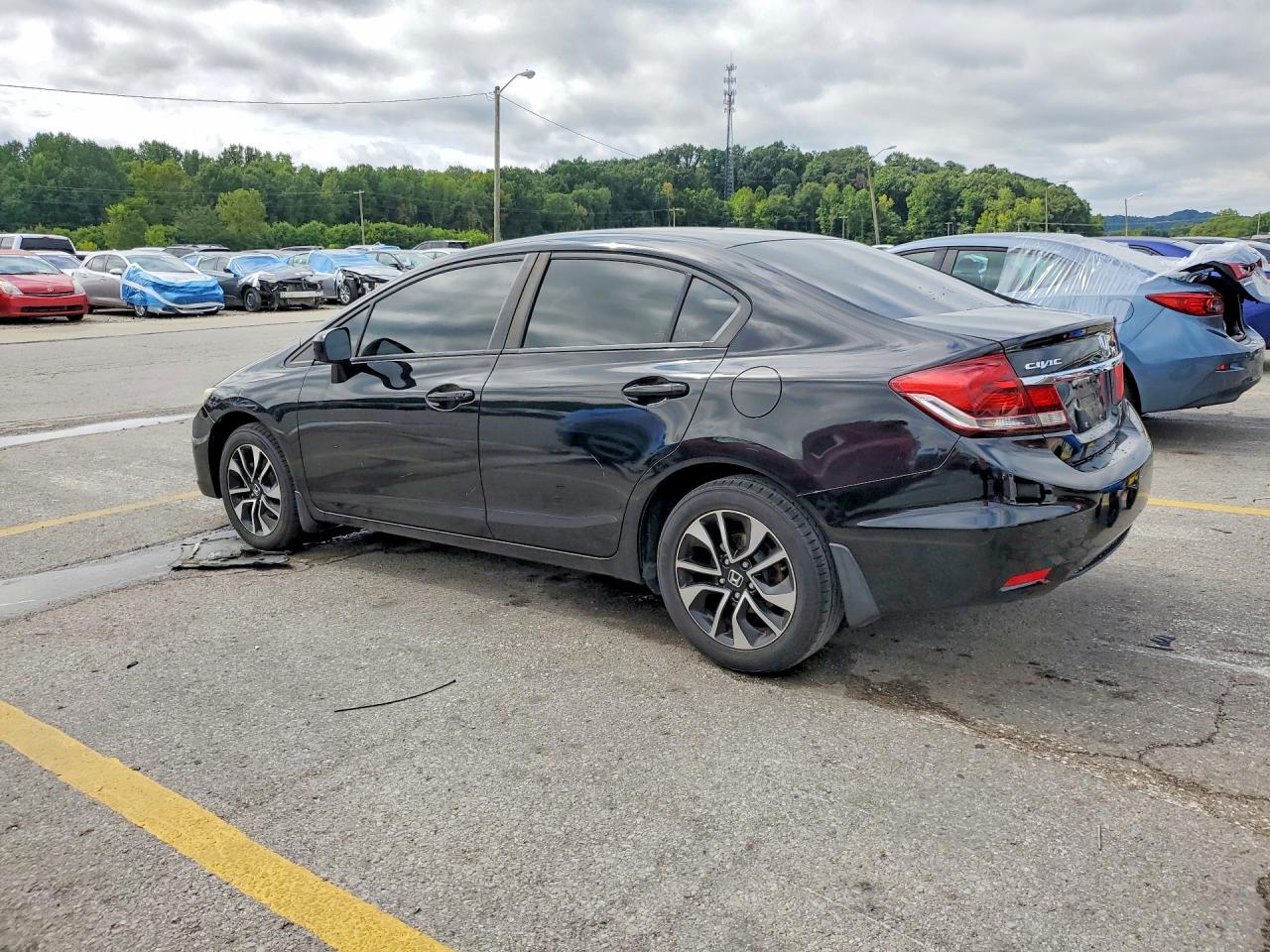 2015 Honda Civic Ex Black vin: 19XFB2F88FE073789