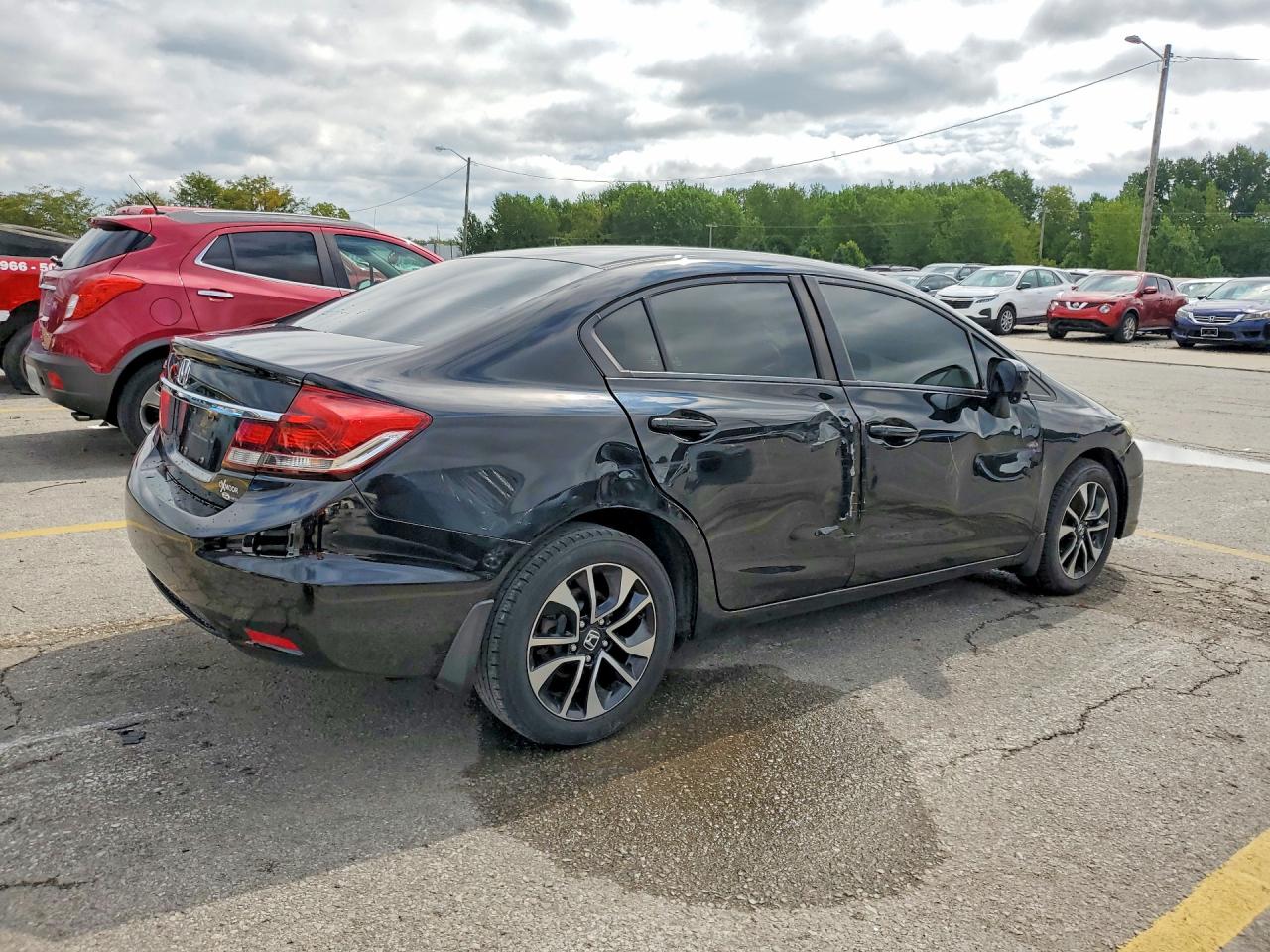 2015 Honda Civic Ex Black vin: 19XFB2F88FE073789