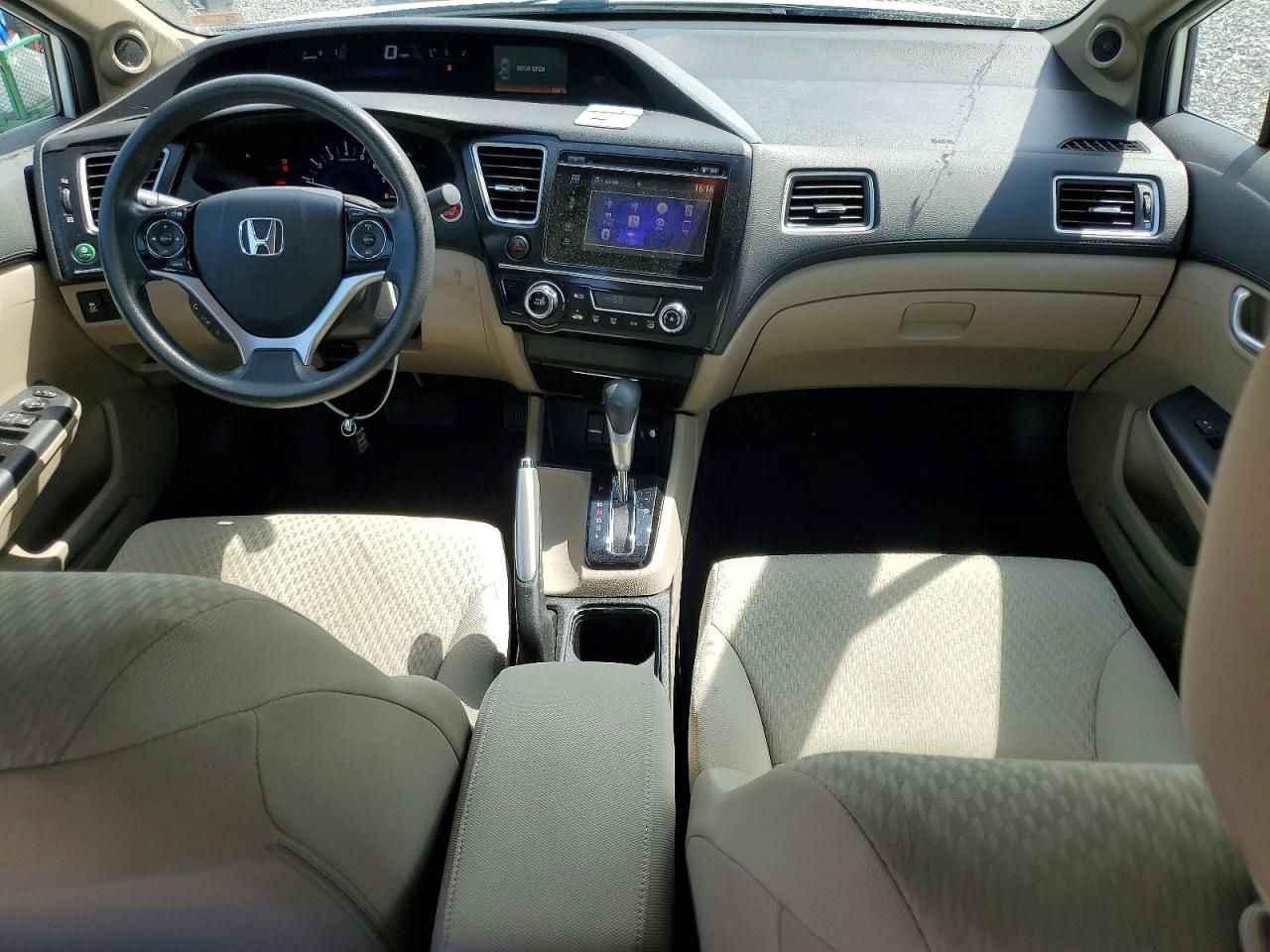 2015 Honda Civic Ex White vin: 19XFB2F88FE073937
