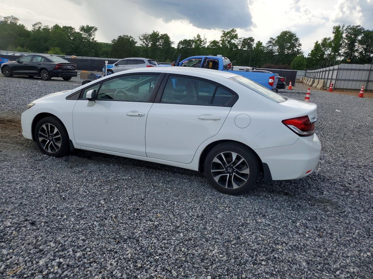 2015 Honda Civic Ex White vin: 19XFB2F88FE073937
