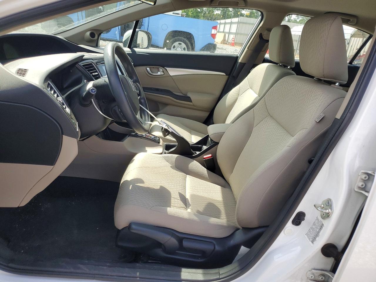 2015 Honda Civic Ex White vin: 19XFB2F88FE073937