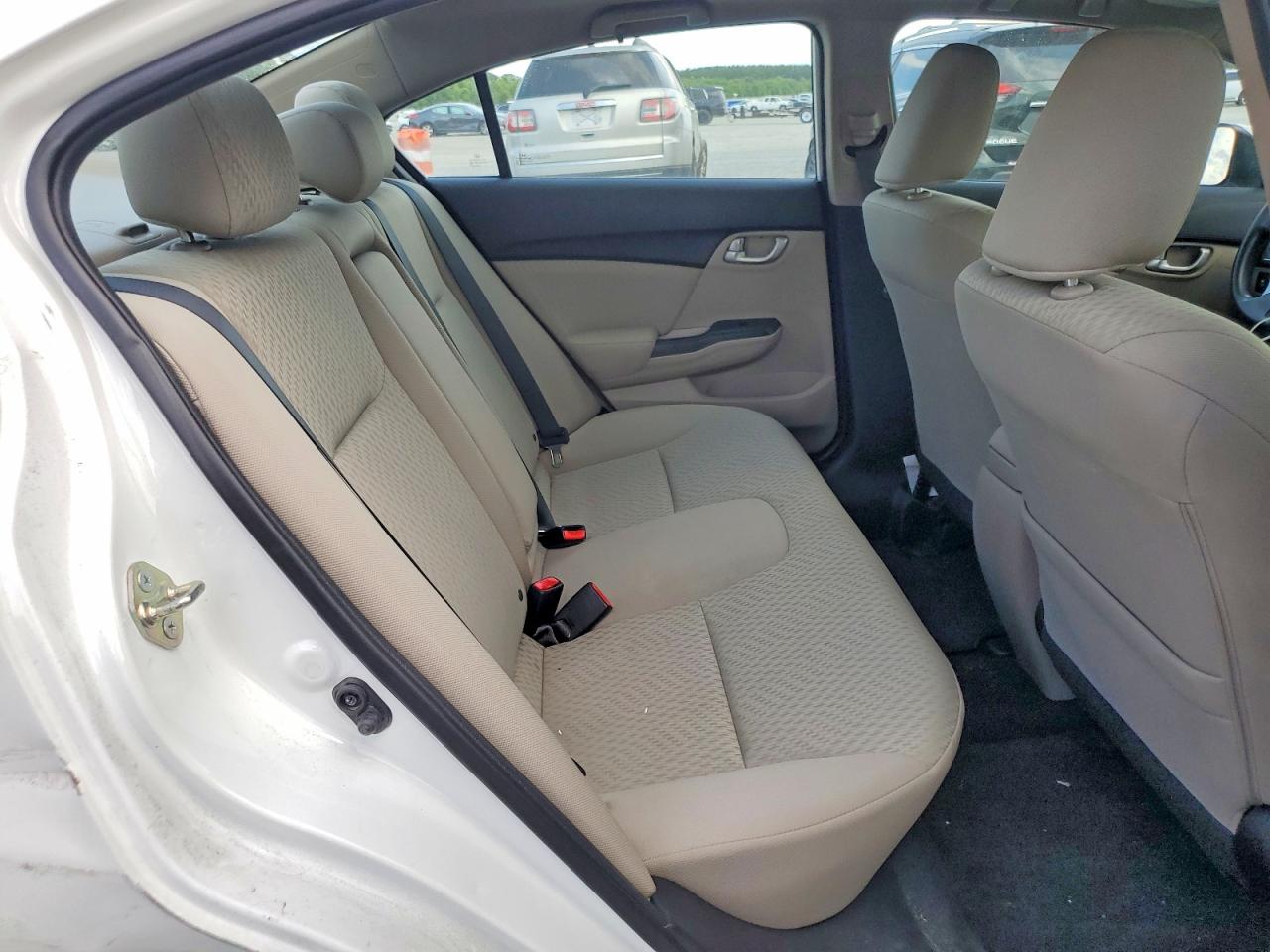 2015 Honda Civic Ex White vin: 19XFB2F88FE073937