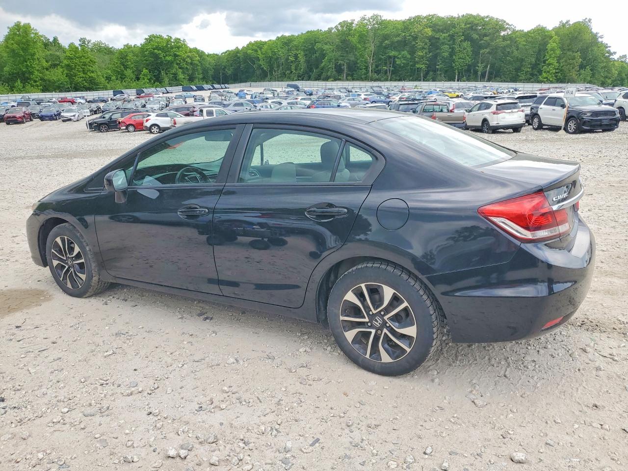 2015 Honda Civic Ex Черный vin: 19XFB2F88FE080824