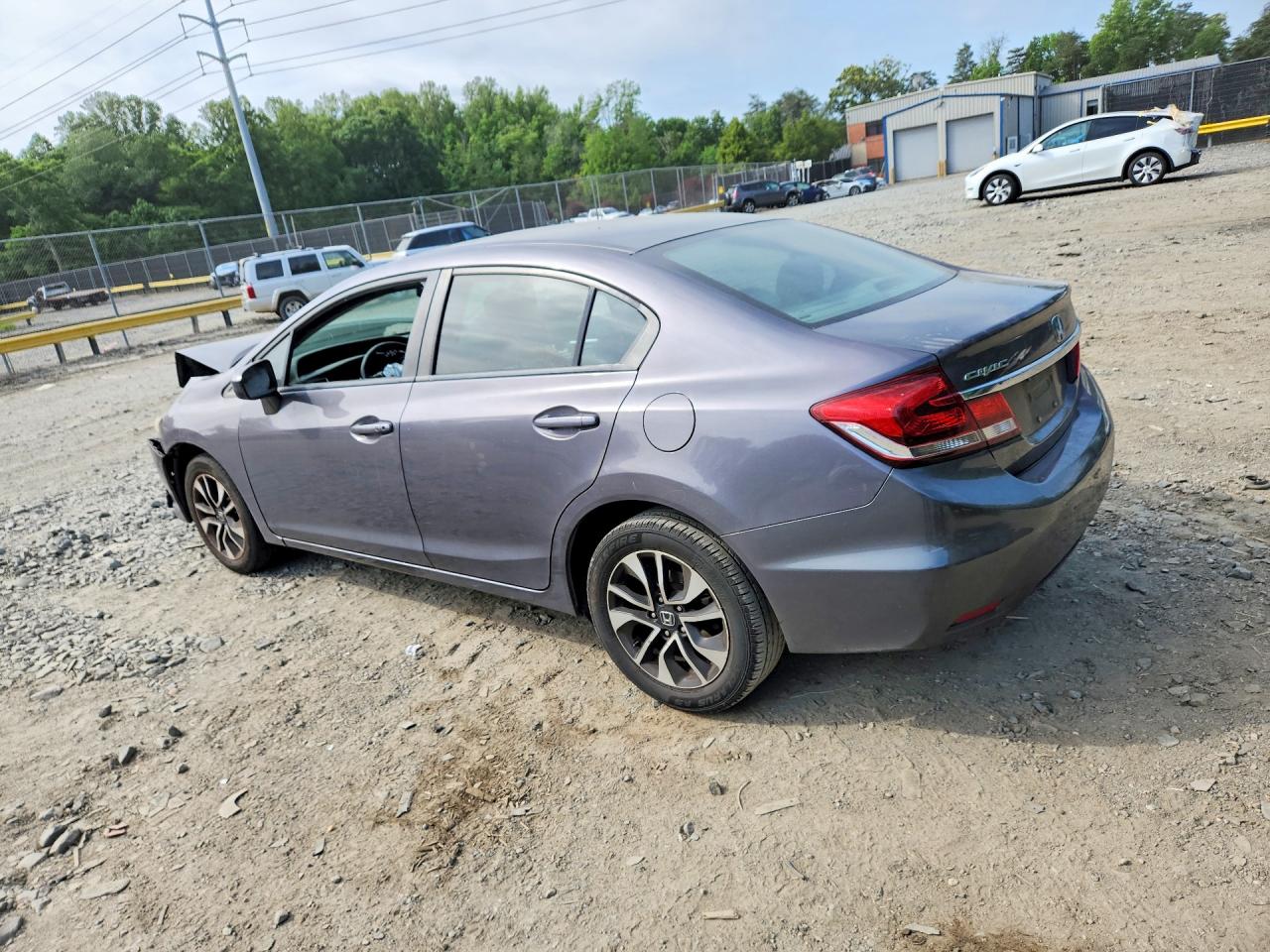 2015 Honda Civic Ex Gray vin: 19XFB2F88FE113725