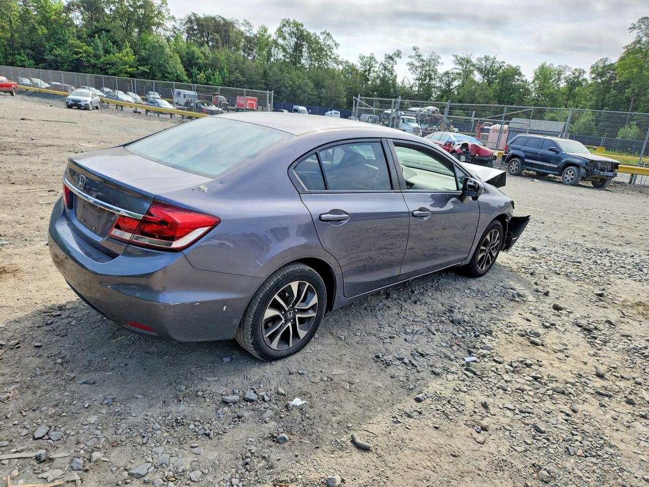 2015 Honda Civic Ex Gray vin: 19XFB2F88FE113725