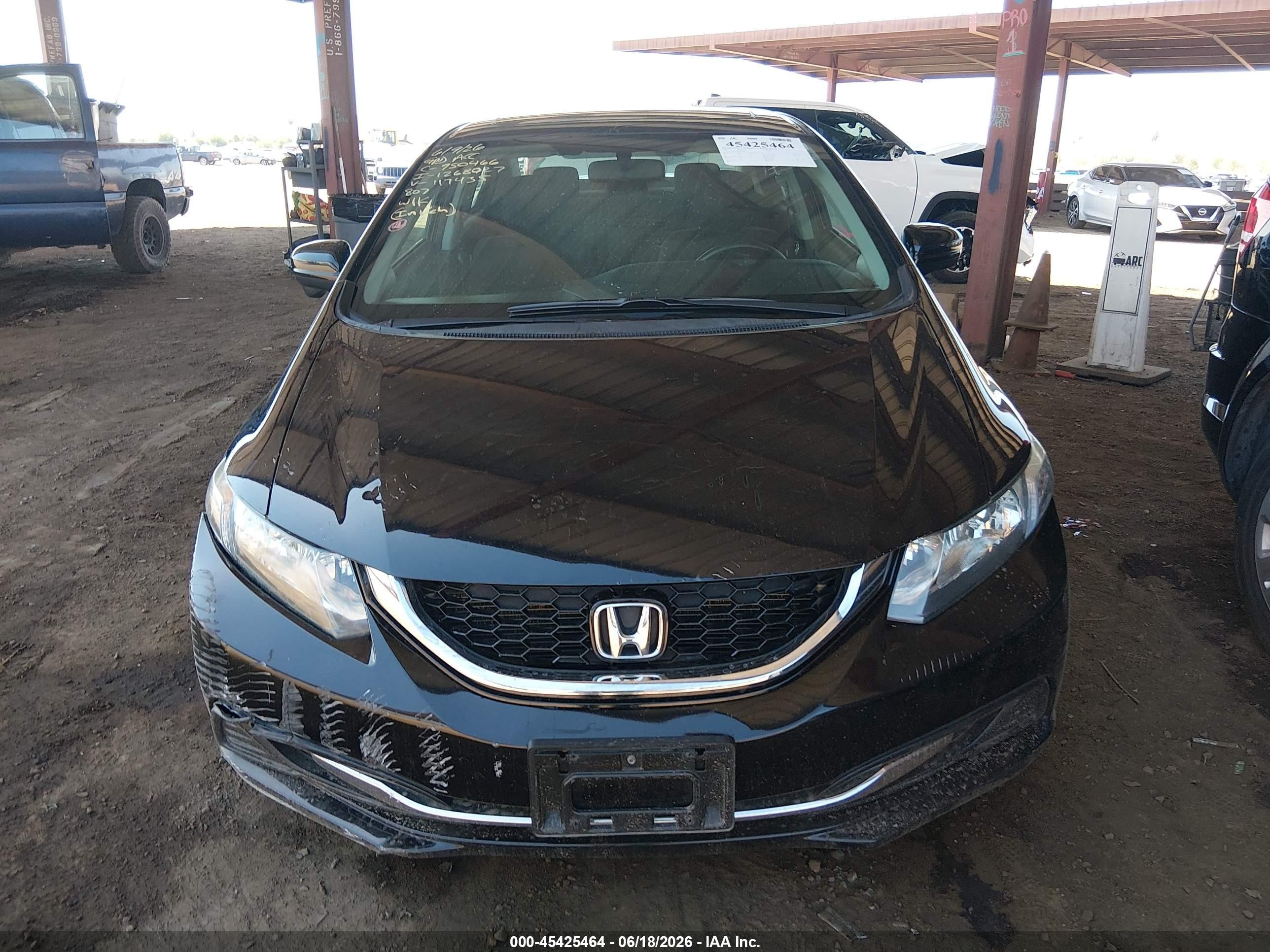2015 Honda Civic Ex Black vin: 19XFB2F88FE117435