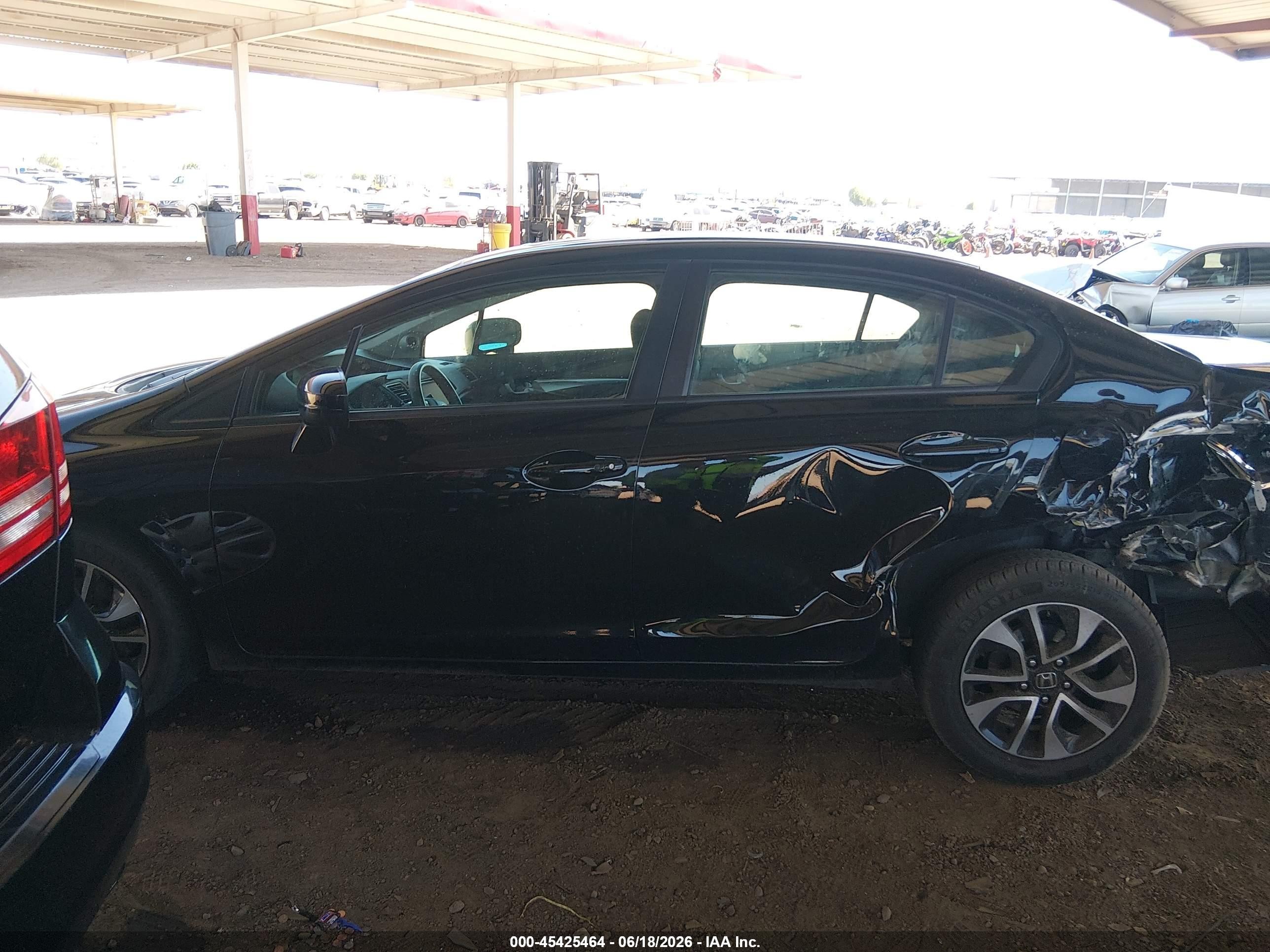 2015 Honda Civic Ex Black vin: 19XFB2F88FE117435